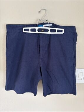 Old Navy Men's Dark Navy Flat Front Shorts